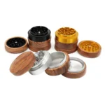 Zweifarbiger Holzgrinder 67 mm, 4-teilig – Ansicht 3