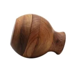 Runder Tiegel-Holzgrinder 60 mm, 3-teilig – Ansicht 2