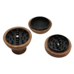 Runder Tiegel-Holzgrinder 60 mm, 3-teilig – Ansicht 5