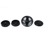 Totenkopf-Roulette-Grinder, 4-teilig, Zinklegierung – Ansicht 4