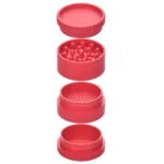 Weizenstroh-Grinder 55 mm, 4-teilig, biologisch abbaubar – Ansicht 4