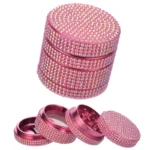 Diamant-Aluminiumgrinder 42 mm, 4-teilig, voll besetzt