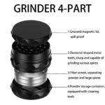 Zahnrad-Trommelgrinder 63 mm – Ansicht 3