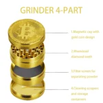 Bitcoin-Grinder 50 mm – Ansicht 3