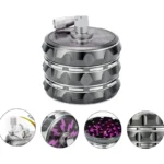 CNC-Blitz-Handkurbelgrinder 63 mm, 4-teilig, Innenzähne – Ansicht 5