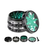 Blitz-Grinder 63 mm, 4-teilig, mit transparentem Deckel – Ansicht 5