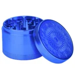 CNC-Aluminiumgrinder 63 mm, 4-teilig, Sonnenprägung – Ansicht 4