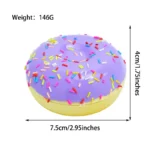 Donut-Grinder 75 mm, 3-teilig, aus Zinklegierung – Ansicht 2