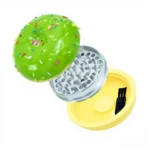 Donut-Grinder 75 mm, 3-teilig, aus Zinklegierung – Ansicht 4