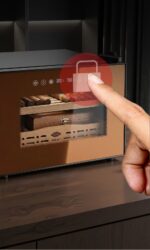 Elektrischer Humidor klein Bedienung Tastensperre