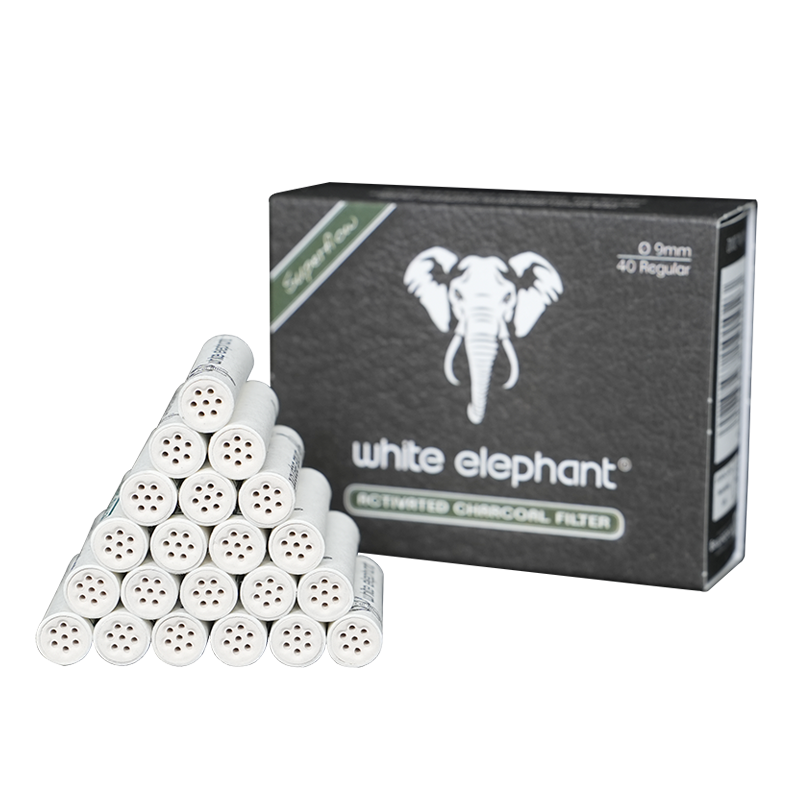 White Elephant 9mm Aktivkohlefilter - Bild 1