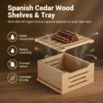 Zigarrenklimaschrank spanisches Zedernholz