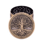 1 Piece Grinder Lebensbaum Bronze Großhandel – geöffnet