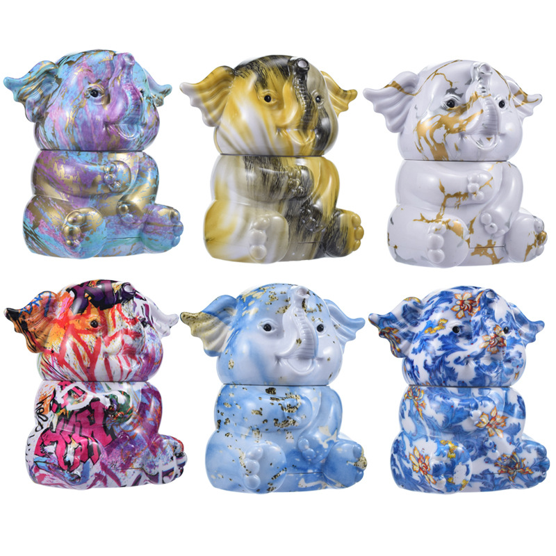 Acryl Grinder Elefant Personalisierbar – Vorderseite