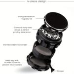 Alu Grinder 63 mm Lautsprecher-Optik Großhandel – Seitenansicht