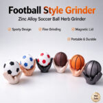 Crusher Metall in Fußball-Optik Personalisierbar – Vorderseite