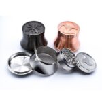 Metall Grinder mit geprägtem Deckel