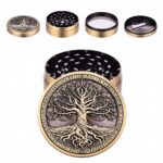 1 Piece Grinder Lebensbaum Bronze Großhandel – Vorderseite