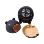 Kräutermühle Metall in Capybara-Optik Personalisierbar – geöffnet