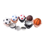 Crusher Metall in Fußball-Optik Personalisierbar – Seitenansicht
