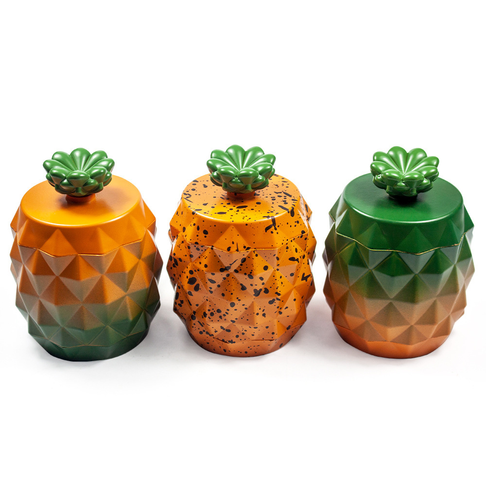 Großhandel 65 mm 4-teiliger Ananas Aluminium Grinder