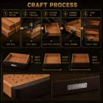 Humidor mit LED Beleuchtung Glastür