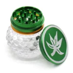 Großhandel 3-teiliger Aluminium Grinder Glasdose