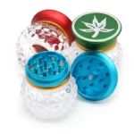 Großhandel 3-teiliger Grinder Glasdose
