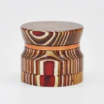 Flacher 68 mm Holz Aluminium Grinder Personalisierbar – Bild 3