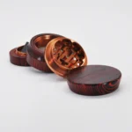 Flacher 68 mm Holz Aluminium Grinder Personalisierbar – Bild 4