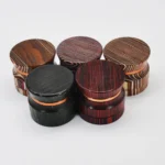 Flacher 68 mm Holz Aluminium Grinder Personalisierbar – Bild 6