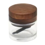 Großhandel transparente Glas Kräutermühle