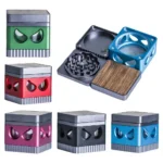 Großhandel 55 mm quadratischer Aluminium Holz Grinder