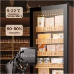 Humidor Schrank Kompressor, Innenleben Zedernholz