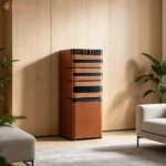 Leder Humidor Schrank elektrisch